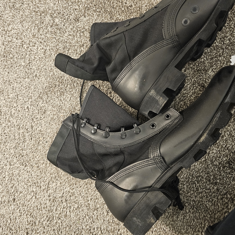 Black Combat Boots